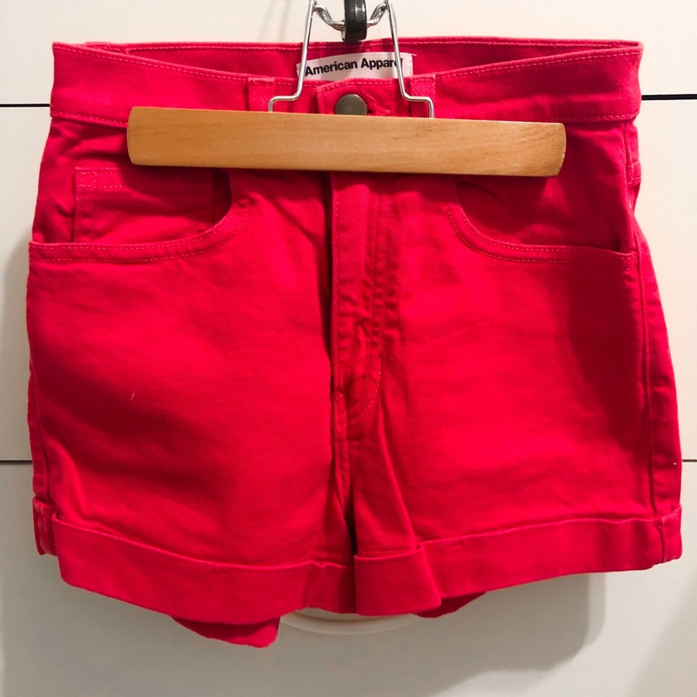 American Apparel High Waisted Shorts